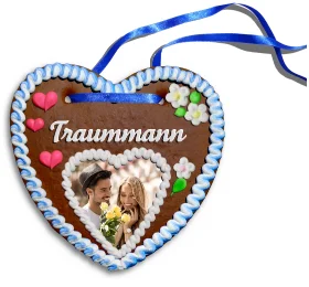 Personalisiertes Lebkuchenherz Traummann