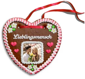 Personalisiertes Lebkuchenherz Lieblingsmensch