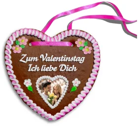 Personalisiertes Lebkuchenherz Zum Valentinstag Ich liebe Dich